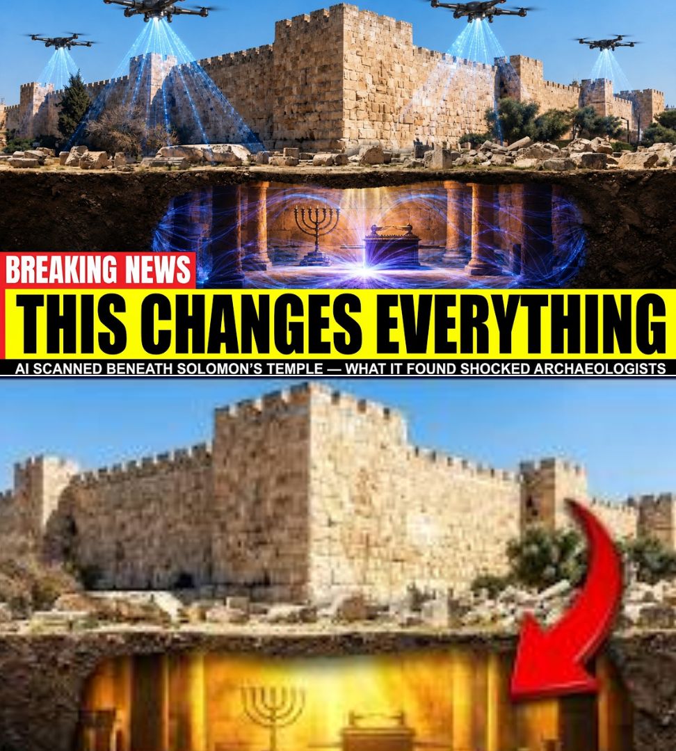 AI Scanned Beneath Solomon’s Temple — What It Discovered Astonished Archaeologists