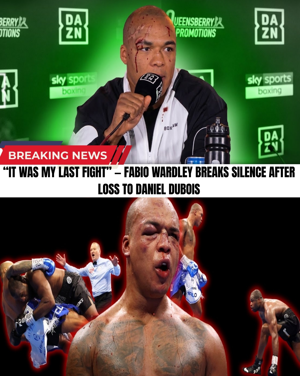 The boxing world is in absolute SHOCK! ๐ฑ After that brutal clash with Daniel Dubois, Wardley just made a heartbreaking announcement that no one saw coming…