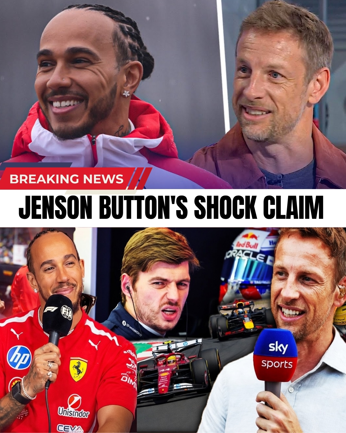 Jenson Button just dropped a massive paddock bombshell about the deep insecurities torturing Lewis Hamilton! ๐ฑ Behind the 7 titles lies a hidden mental dark place. To cope, Hamilton has completely hijacked Ferrari’s SF-26 designโbrutally sidelining Charles Leclerc!
