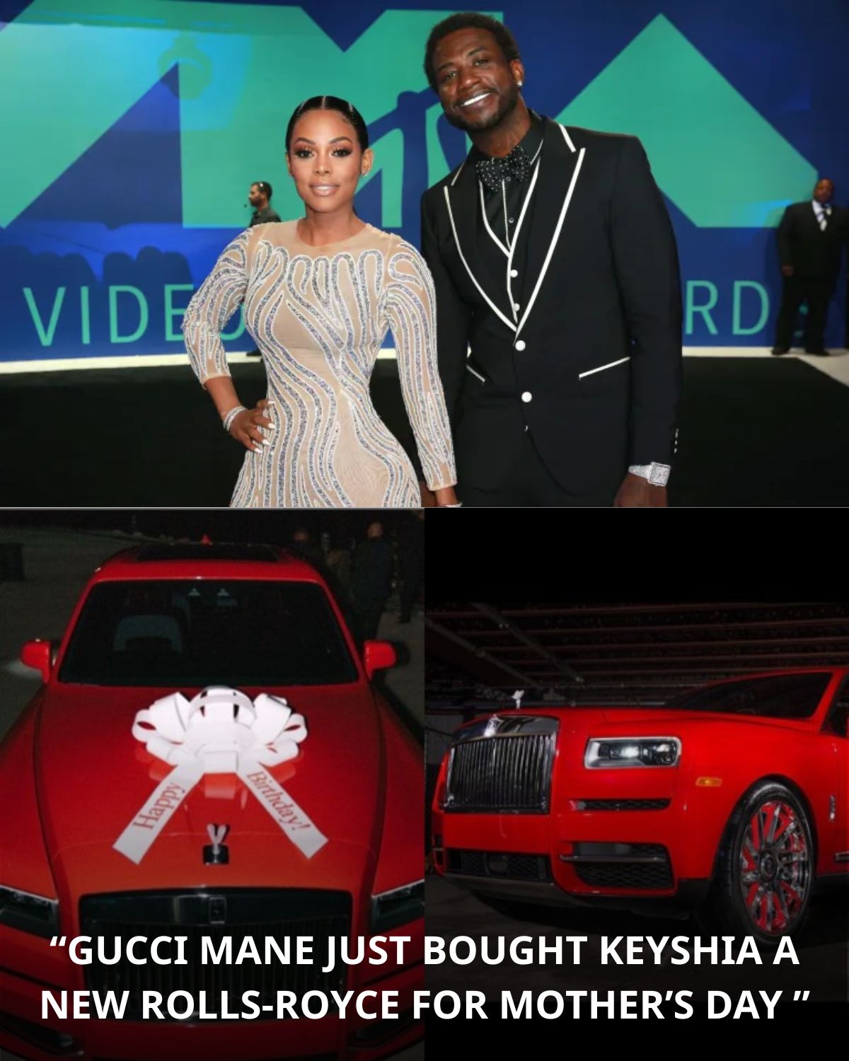 Gucci Mane Gifts His Wife Rolls-Royce For Mother’s Day