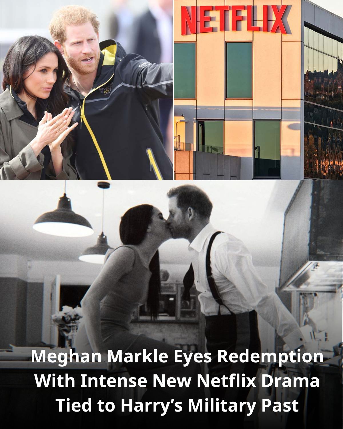 Meghan Markle Eyes Redemption With Intense New Netflix Drama Tied to Harry’s Military Past