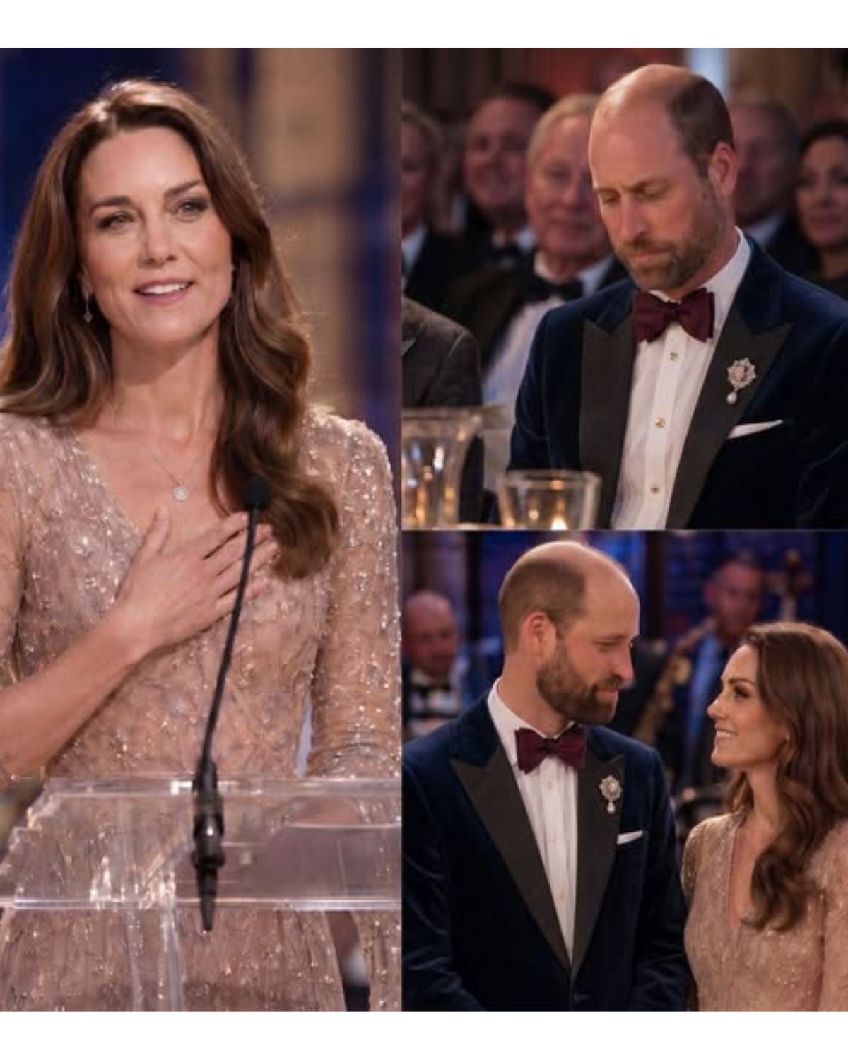 A HEARTFELT ROYAL MOMENT: Last night, Princess Catherine delivered an emotional message that left the entire room silent…