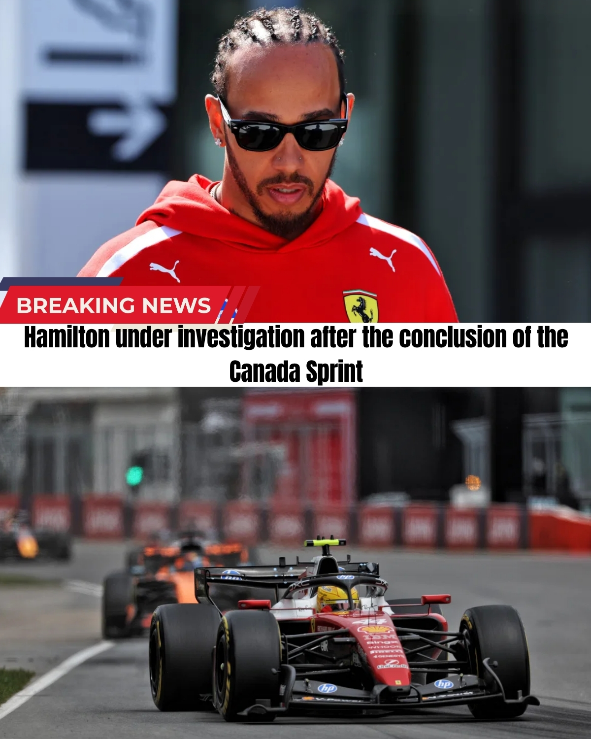 The F1 paddock is in absolute uproar! 😱 Lewis Hamilton was dragged to the stewards TWICE in one day, facing a devastating penalty that would have destroyed his weekend and handed a massive gift to Max Verstappen!