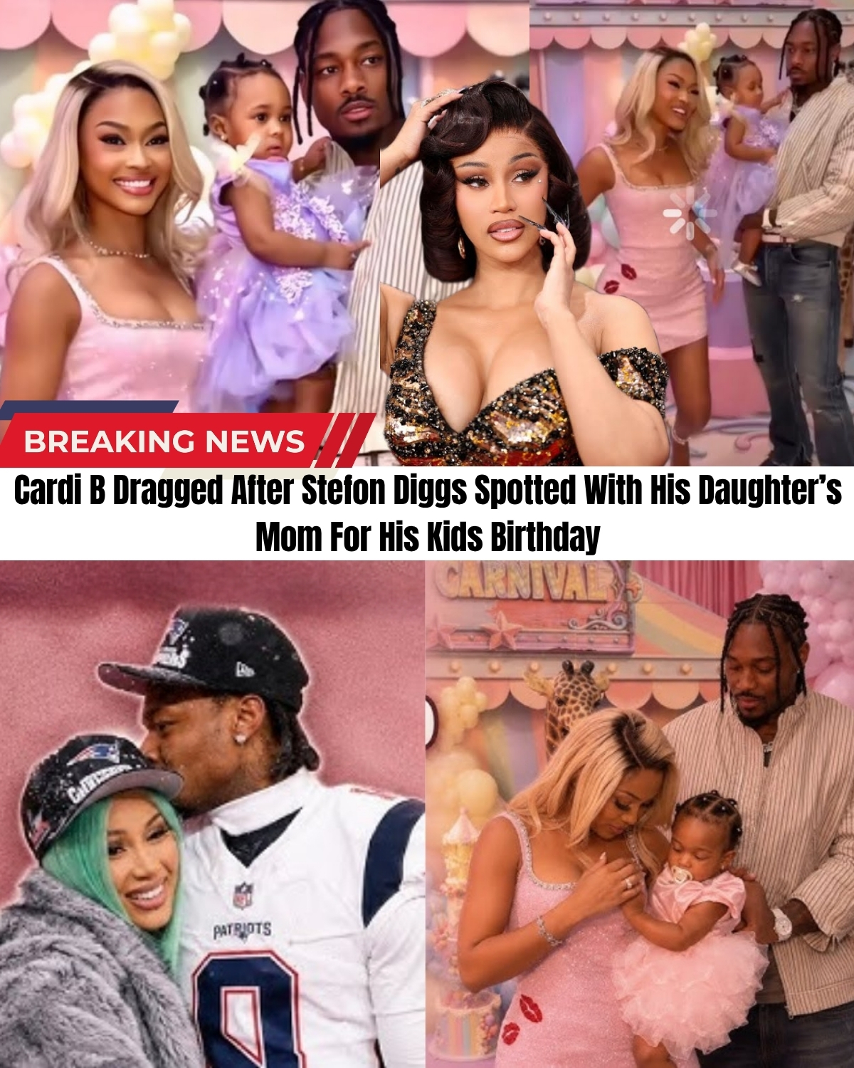Stefon Diggs JUST dumped Cardi B and you won’t believe who he went back to! 😱💔 The drama is exploding! 🔥 While Cardi is facing a massive new diss track from Nicki, NFL star Stefon Diggs was just caught leaving her behind to reunite with his baby mama!
