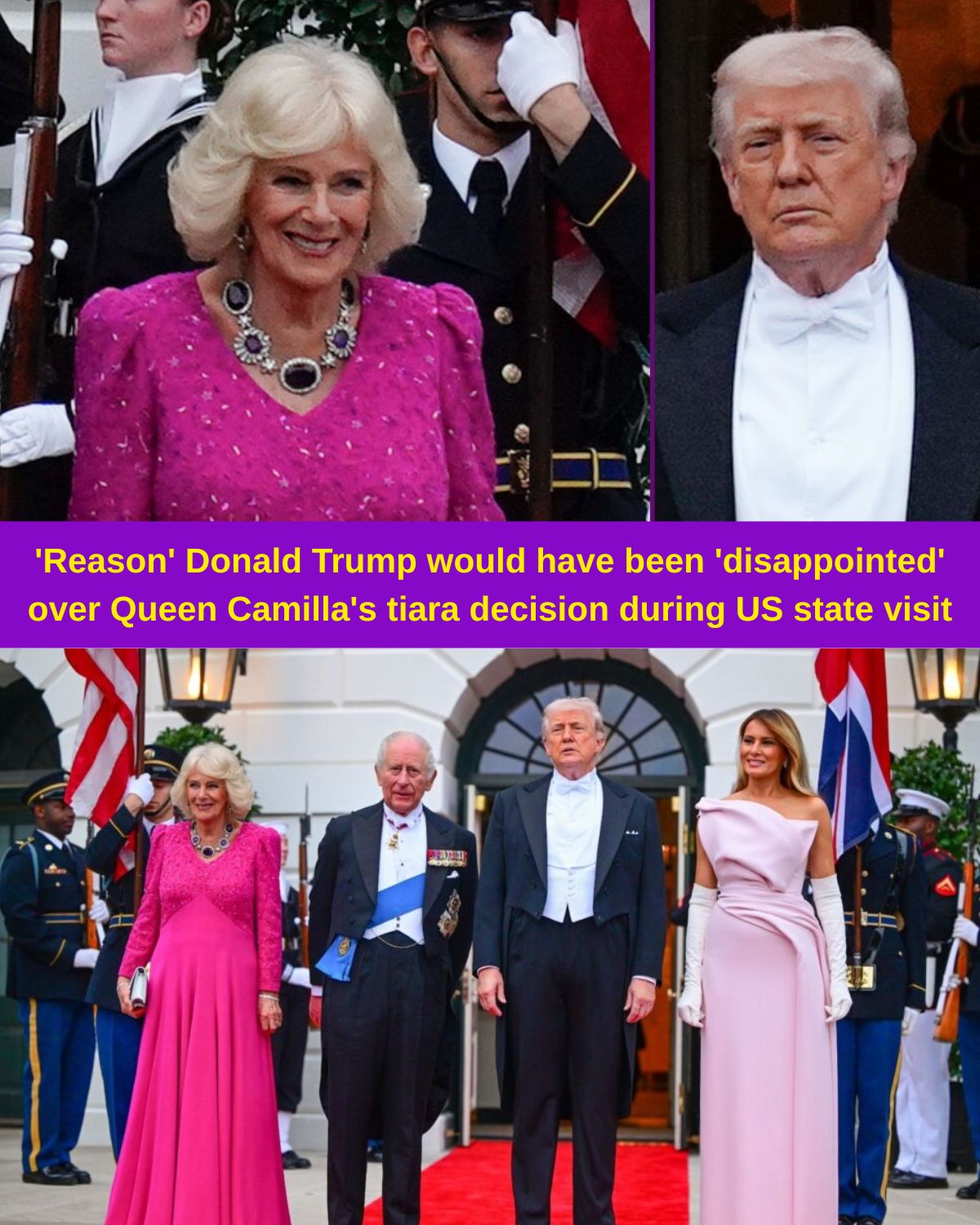 Donald Trump Reportedly ‘Disappointed’ After Queen Camilla Broke Major Royal Tradition at State Dinner