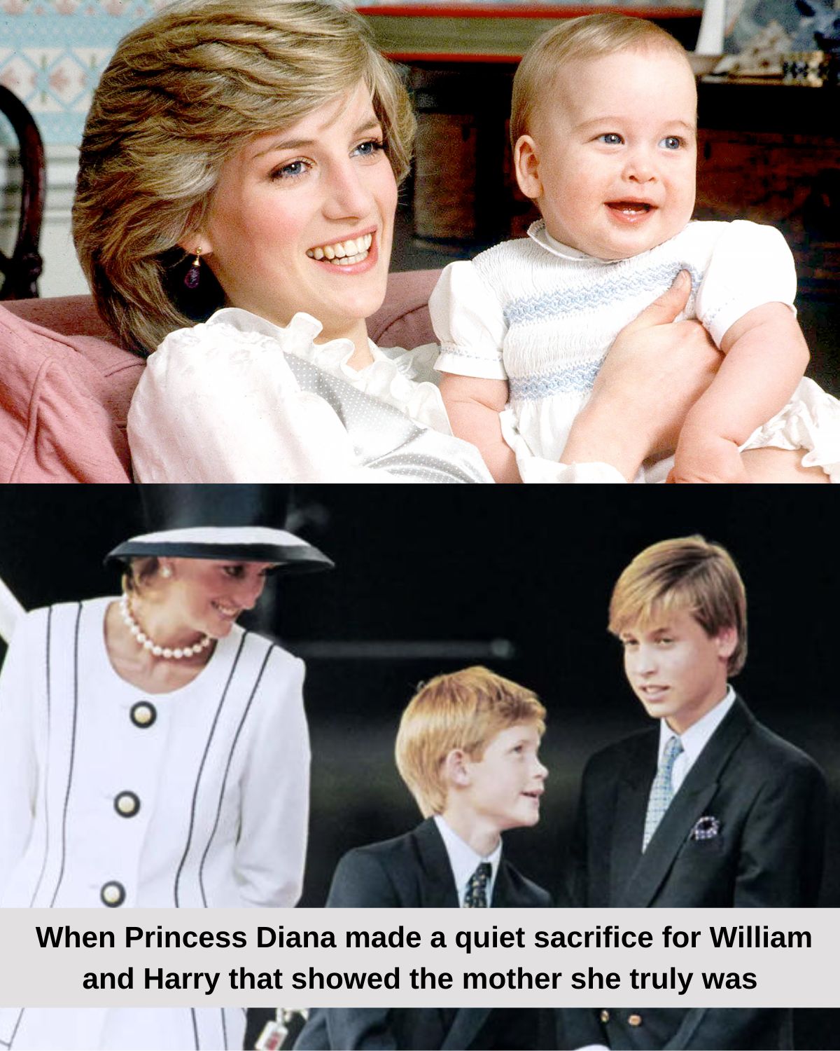 ‘They need their family’: When Princess Diana made a quiet sacrifice for William and Harry that showed the mother she truly was