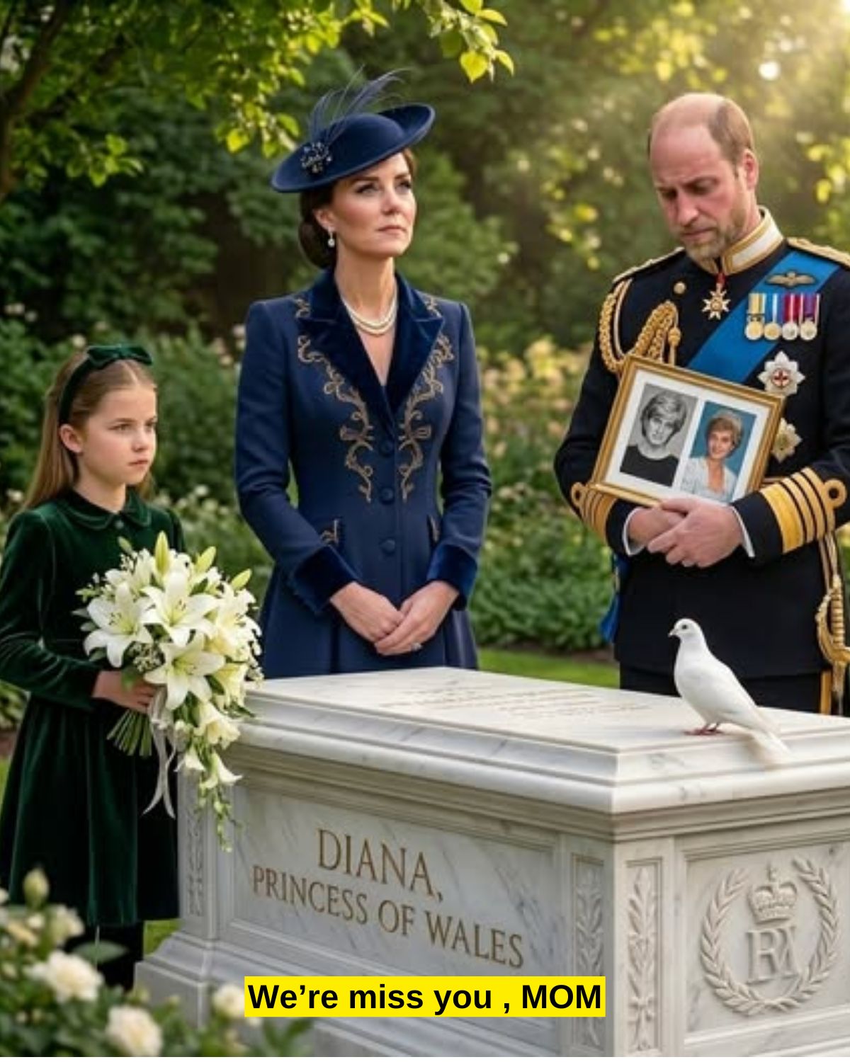 WILL DIANA RESPOND? A mysterious moment unfolds as a “spiritual sign” appears during a private royal visit…