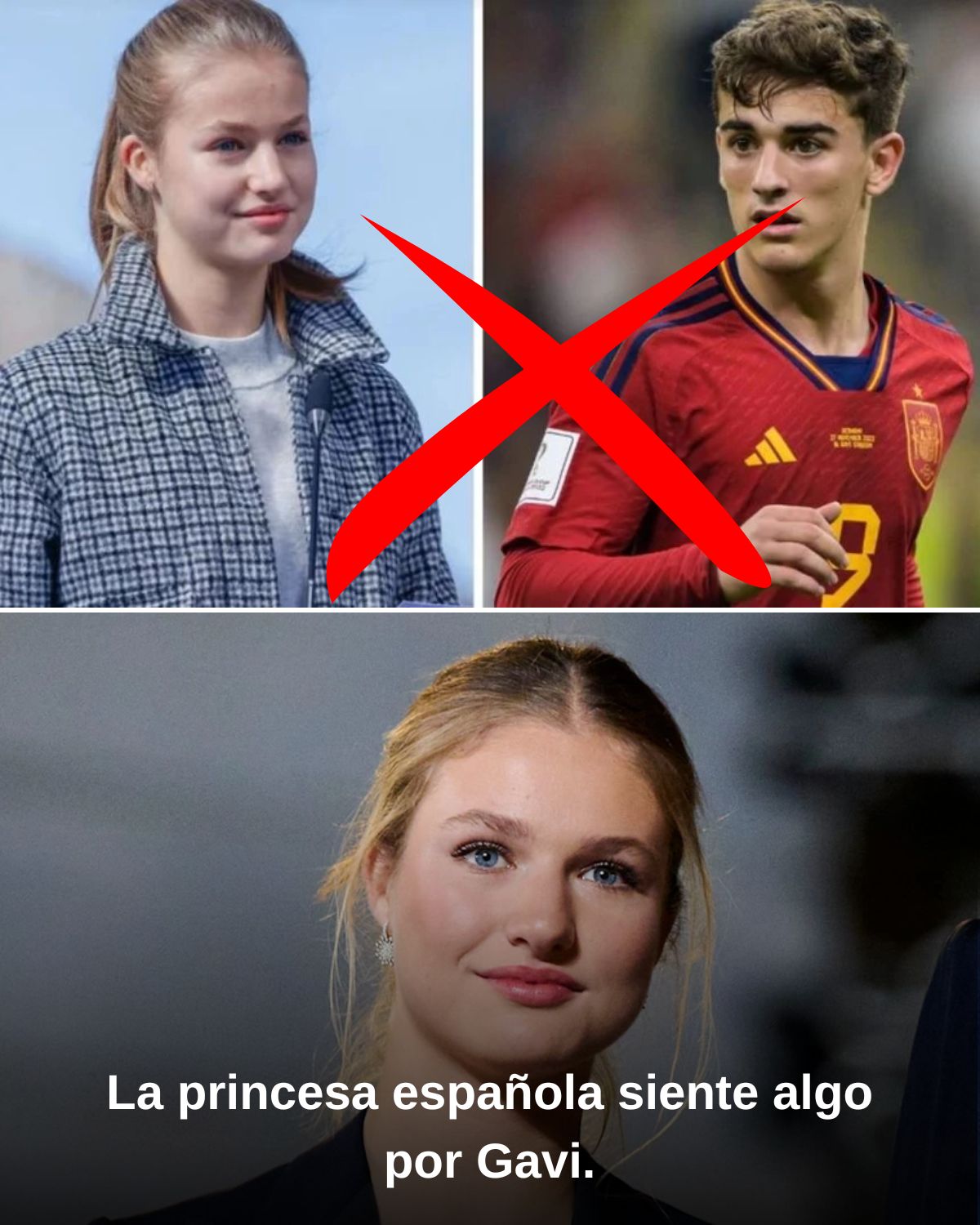 La princesa española siente algo por Gavi.