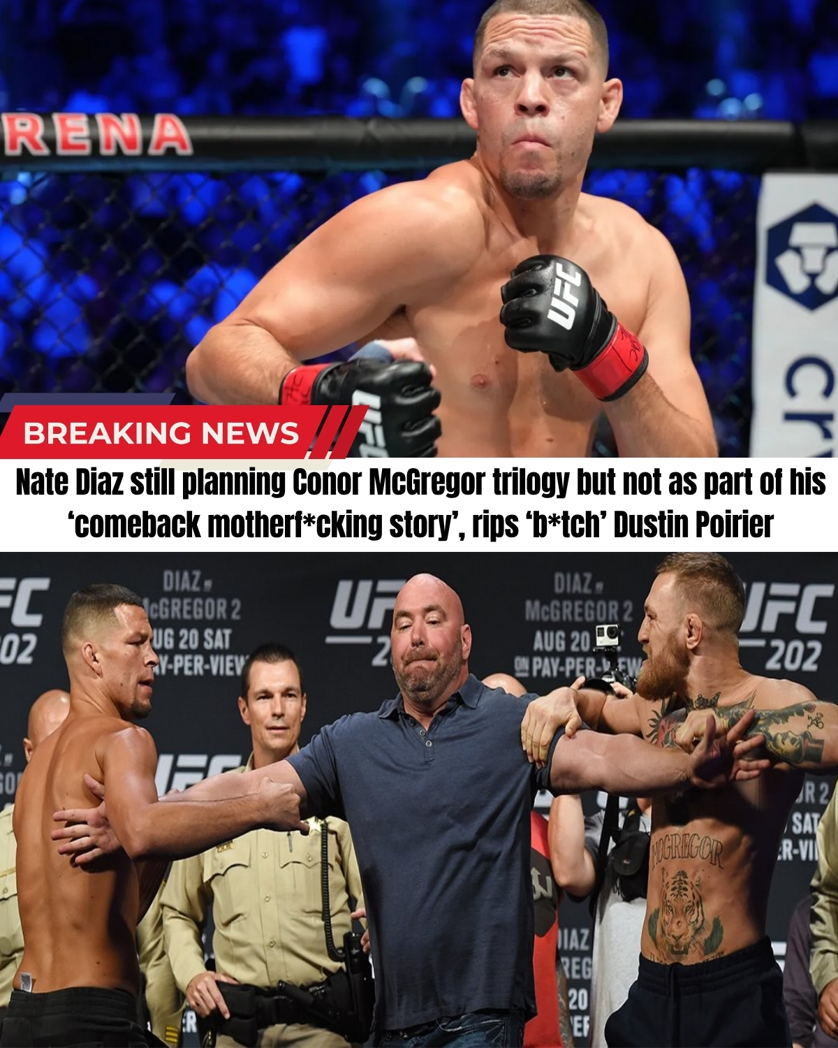 Nate just went 100% savage on why the trilogy isn’t happening yet. While the world is waiting for McGregorโs return, Diaz is making one thing clear: Heโs not a “tune-up” fight.