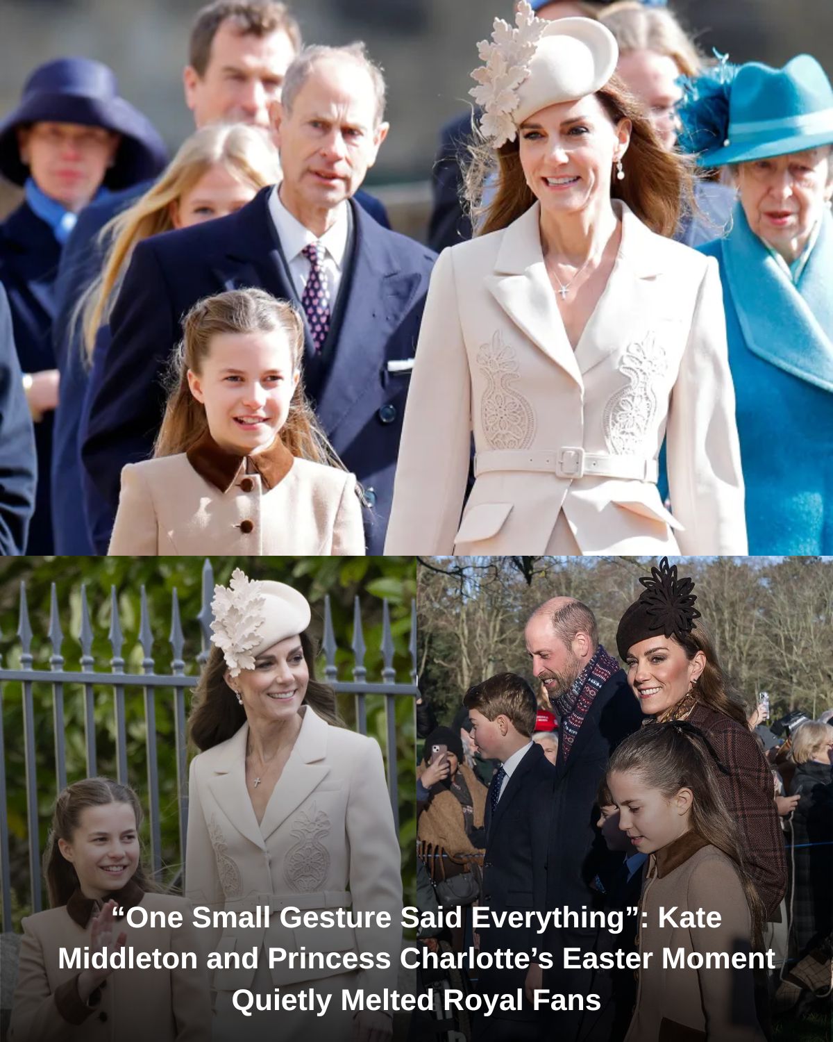 “One Small Gesture Said Everything”: Kate Middleton and Princess Charlotte’s Easter Moment Quietly Melted Royal Fans