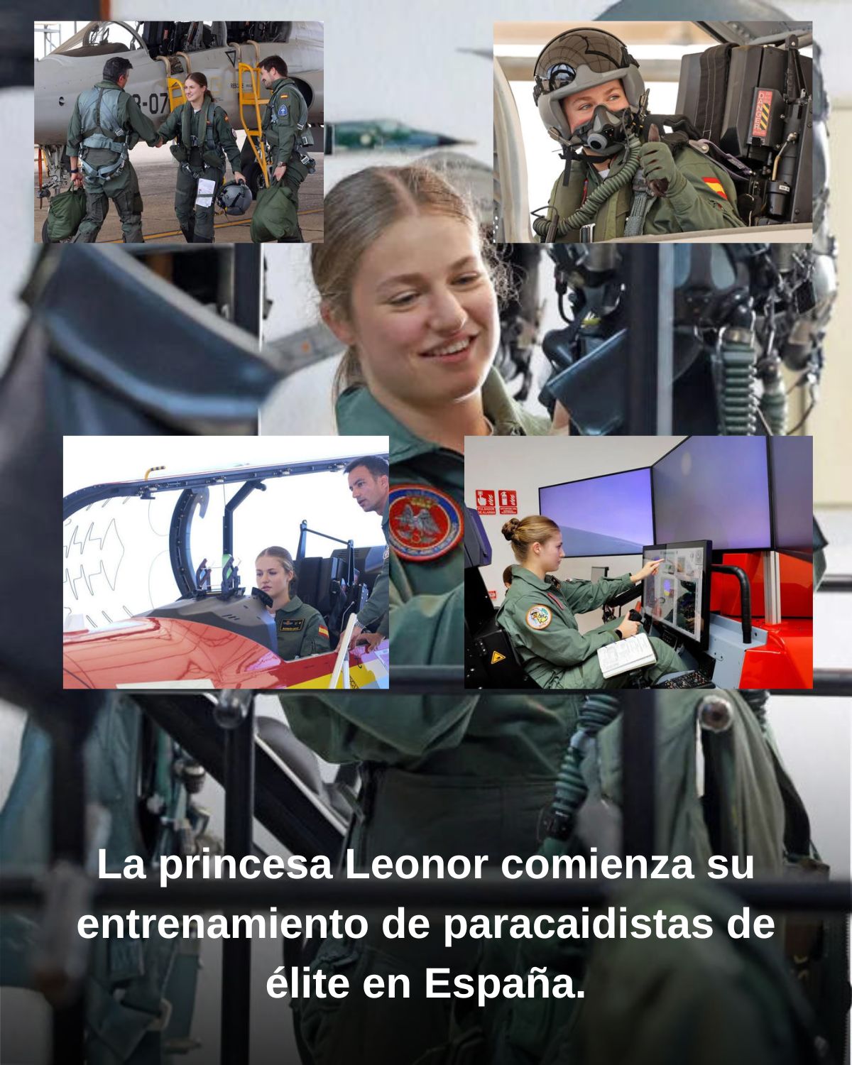 La princesa Leonor comienza su entrenamiento de paracaidistas de รฉlite en Espaรฑa.
