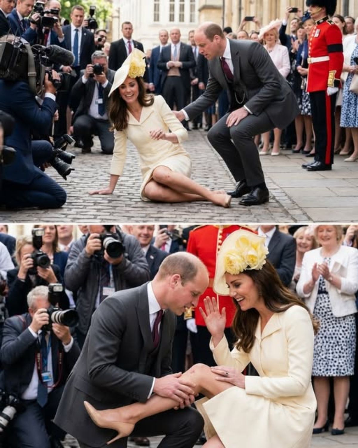 A shocking royal moment has everyone talking! ๐๐ฑ During a crowded public appearance filled with flashing cameras and roaring fans