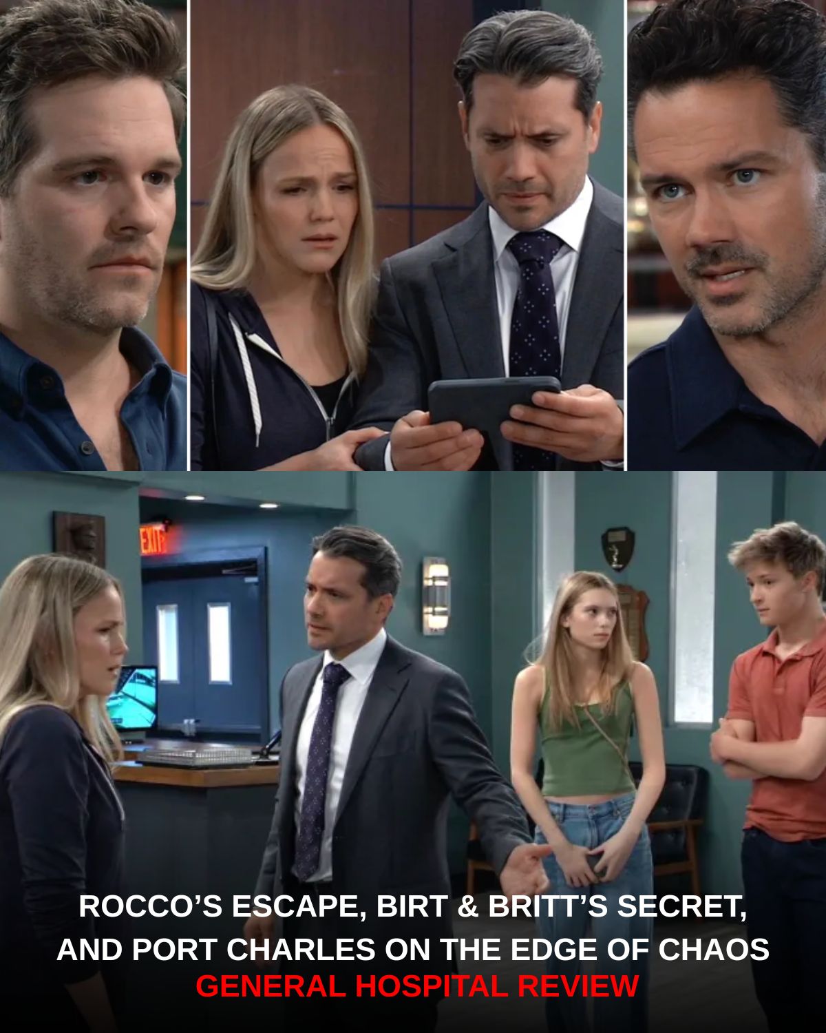 General Hospital Recap: The Hunt for Britt and Rocco Begins and Lucas is in Danger