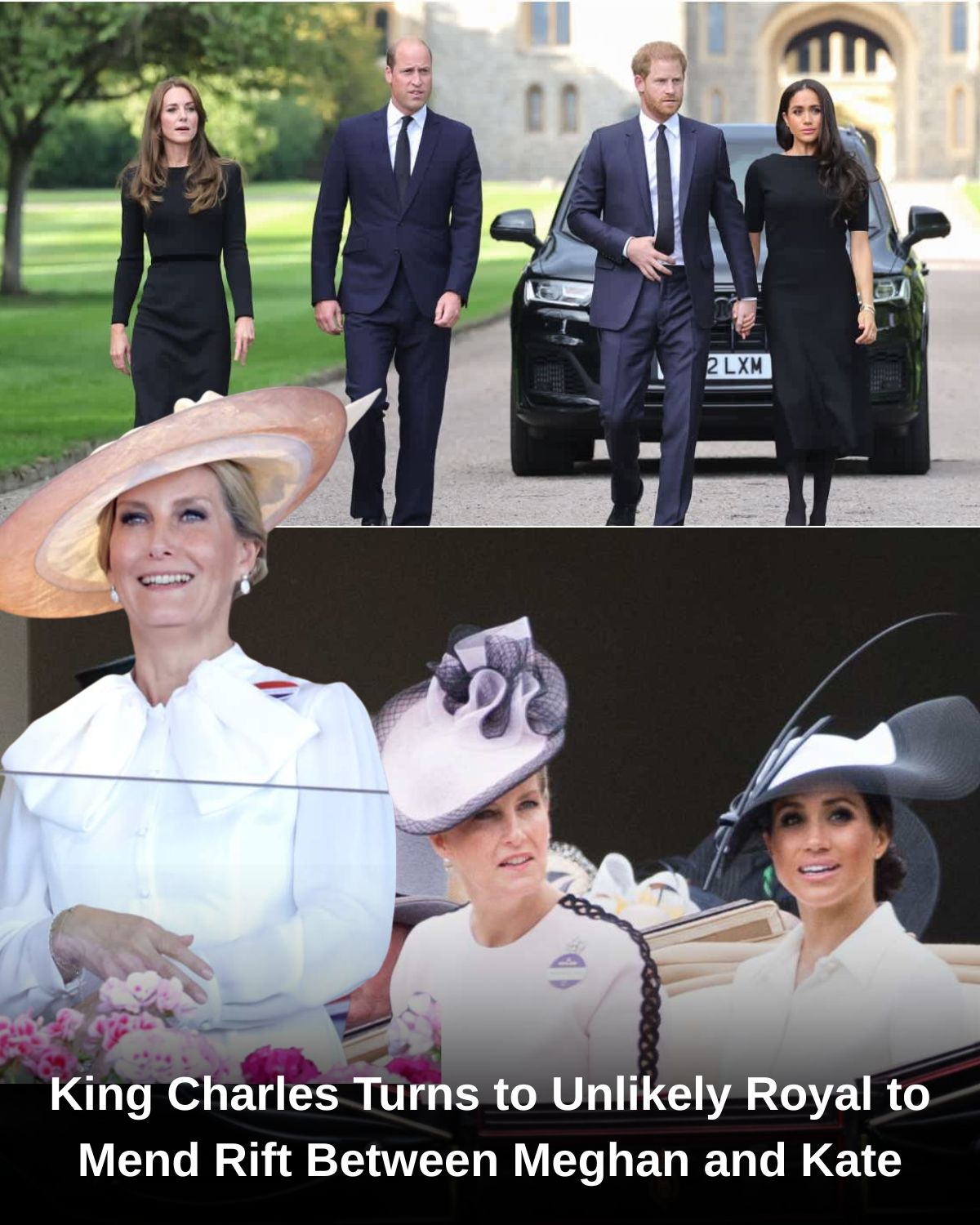 King Charles Turns to Unlikely Royal to Mend Rift Between Meghan and Kate