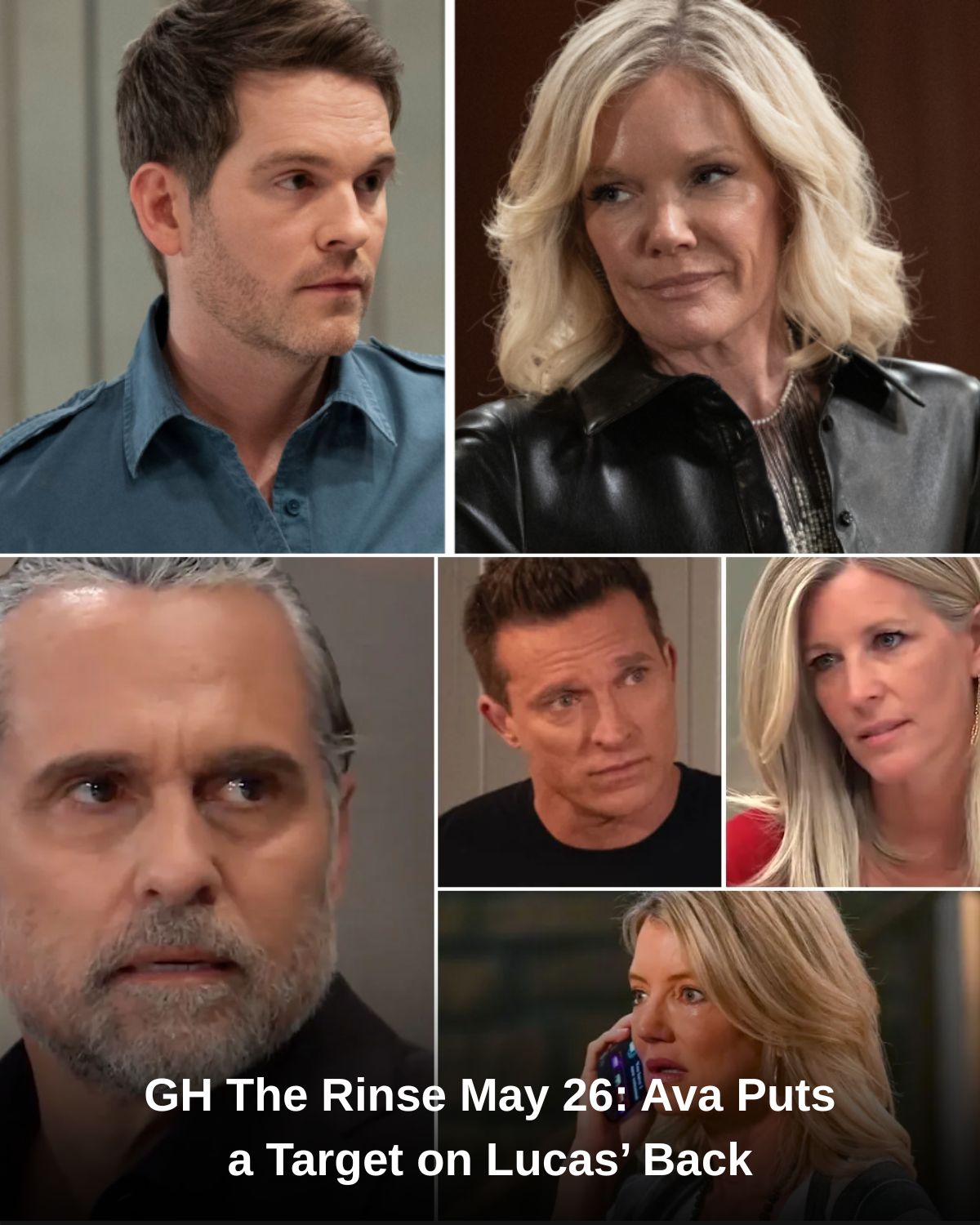 GH The Rinse May 26: Ava Puts a Target on Lucas’ Back