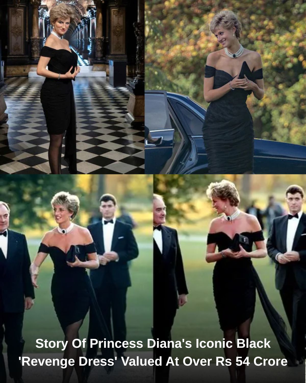 Story Of Princess Diana’s Iconic Black ‘Revenge Dress’ Valued At Over Rs 54 Crore