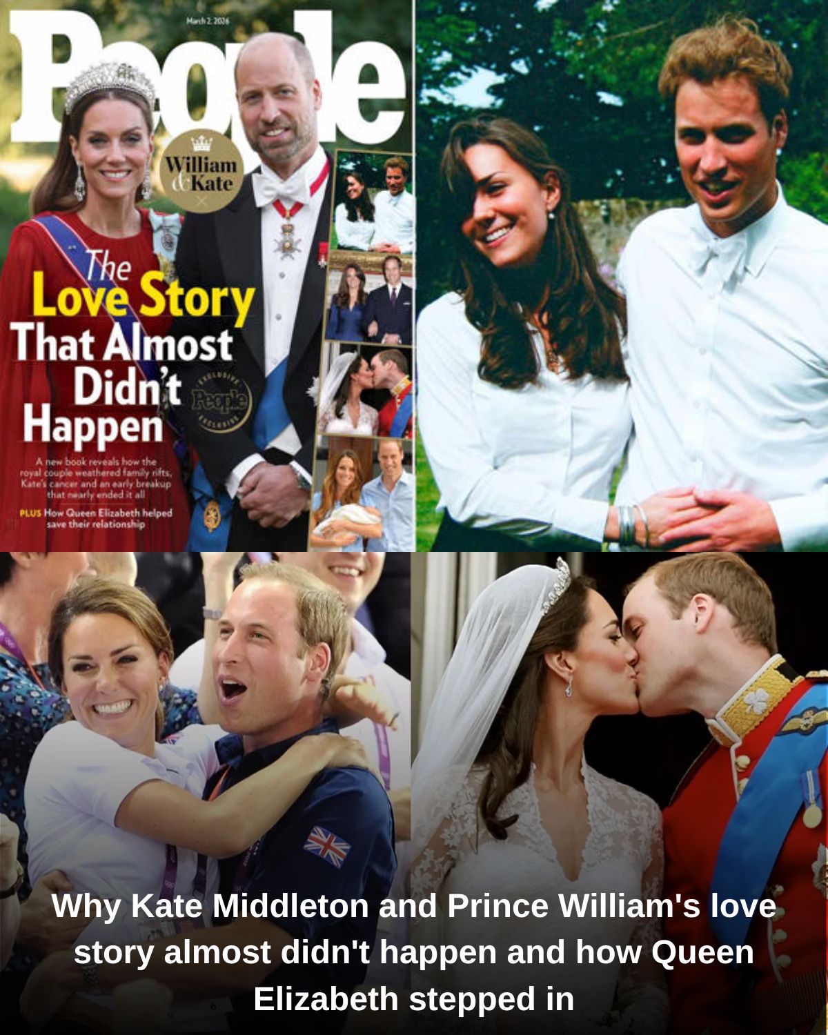 Why Kate Middleton and Prince William’s love story almost didn’t happen and how Queen Elizabeth stepped in