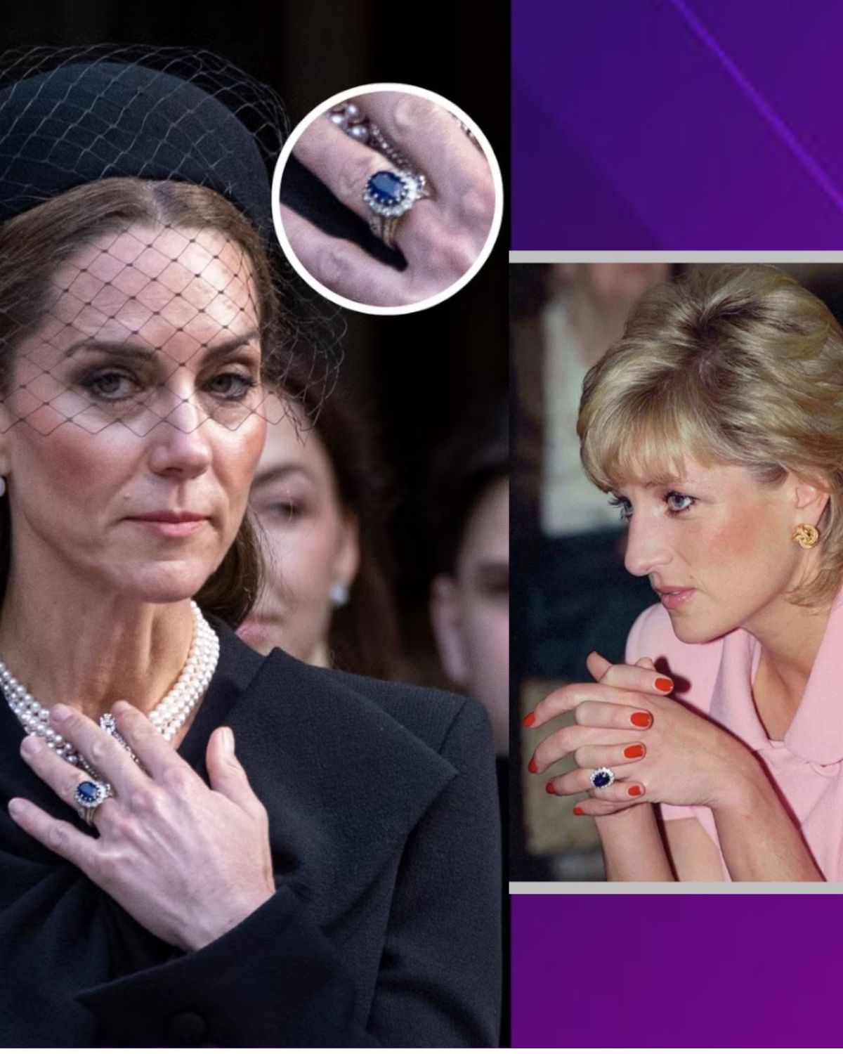 Princess Catherine wears Princess Diana’s ring every day. The woman who gave it to her never met the woman who wears it.