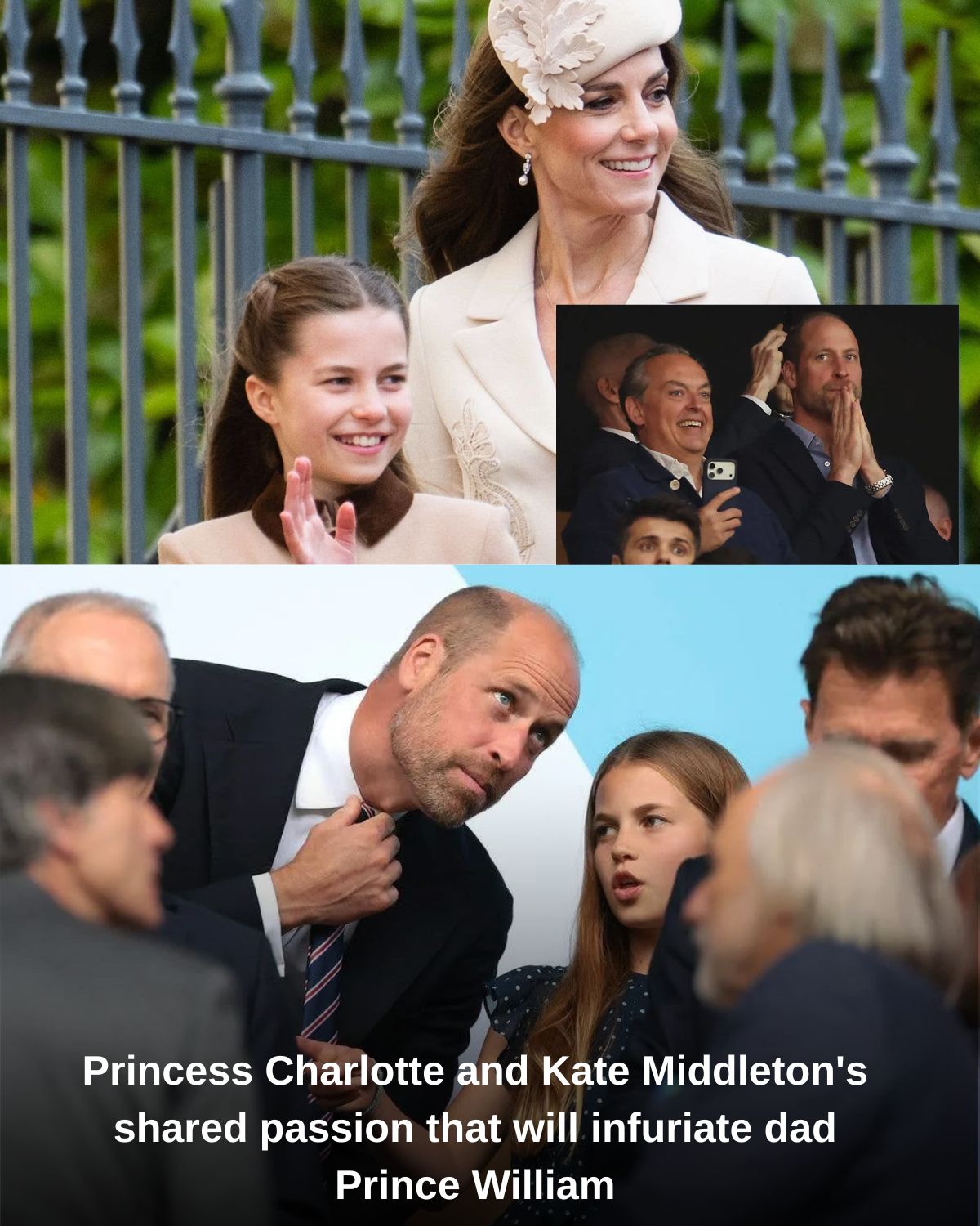 Princess Charlotte and Kate Middleton’s shared passion that will infuriate dad Prince William