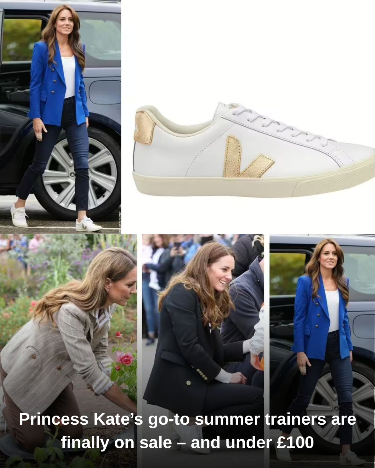 Princess Kate’s go-to summer trainers are finally on sale – and under £100