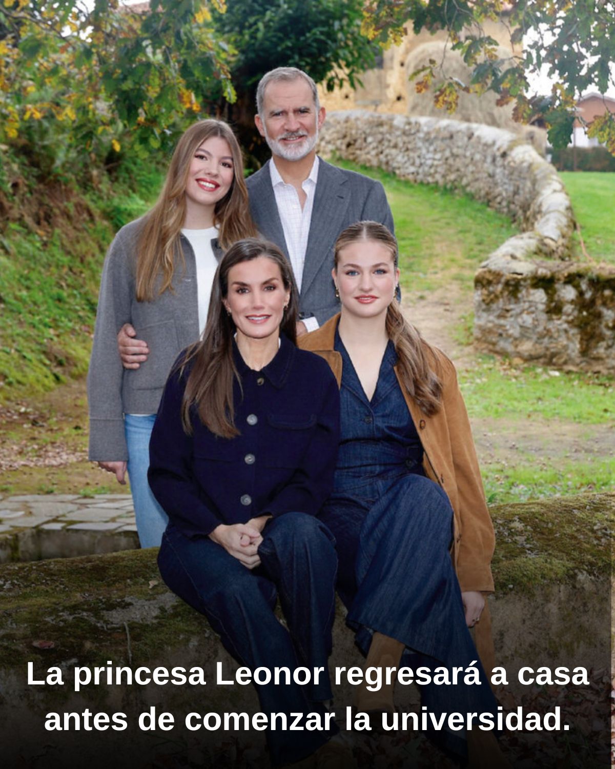 La princesa Leonor regresará a casa antes de comenzar la universidad.