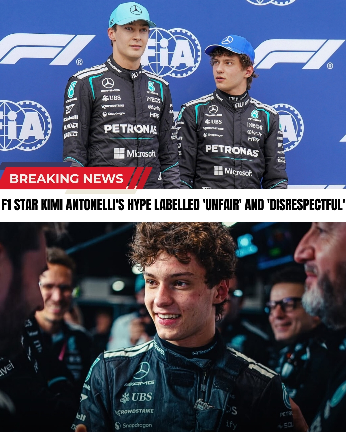 The F1 world is in a total frenzy! At just 19, Antonelli is crushing the 2026 standings, leaving the grid—and his teammate—in the dust. 🌪️ But while fans scream “he’s the new Senna,” F1 CEO Stefano Domenicali just dropped a major reality check.