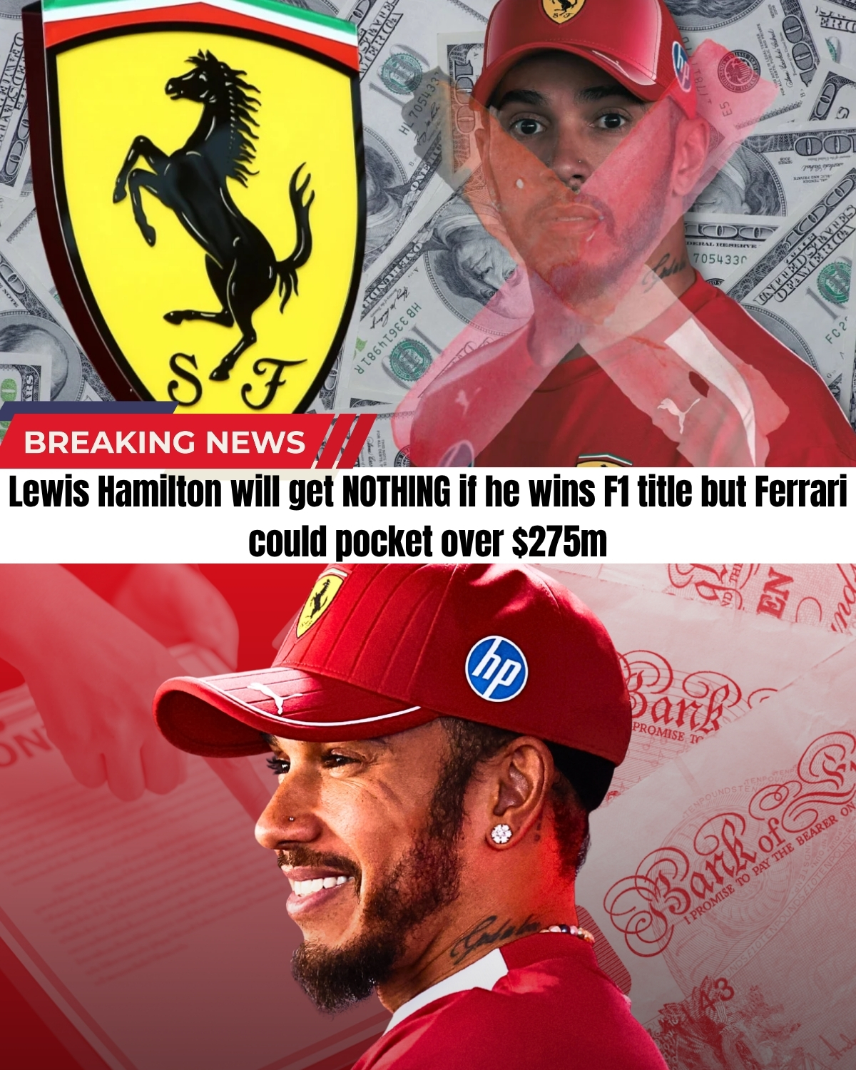 Everyone is hyped for Lewis Hamilton’s historic 8th World Title at Ferrari! 🔴 But a former F1 boss just leaked the brutal financial truth about the sport.