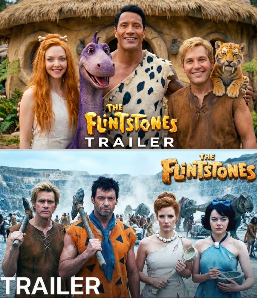 The Flintstones (2026) | Dwayne Johnson, Amanda Seyfried, Paul Rudd | Concept Trailer