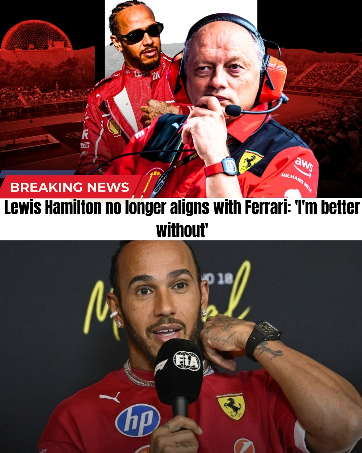 The 7-time World Champion is officially going rogue! 🤯 After securing an epic podium in Canada, Lewis Hamilton made a shocking announcement about his future race prep. He is completely DITCHING Ferrari’s state-of-the-art simulator!