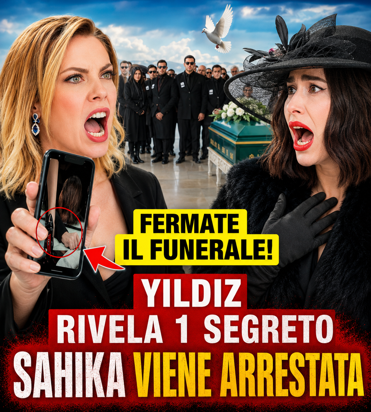 😱⚰️ FORBIDDEN FRUIT: Yildiz FERMA il FUNERALE di Nadir e rivela un SEGRETO che DISTRUGGERÀ Şahika!