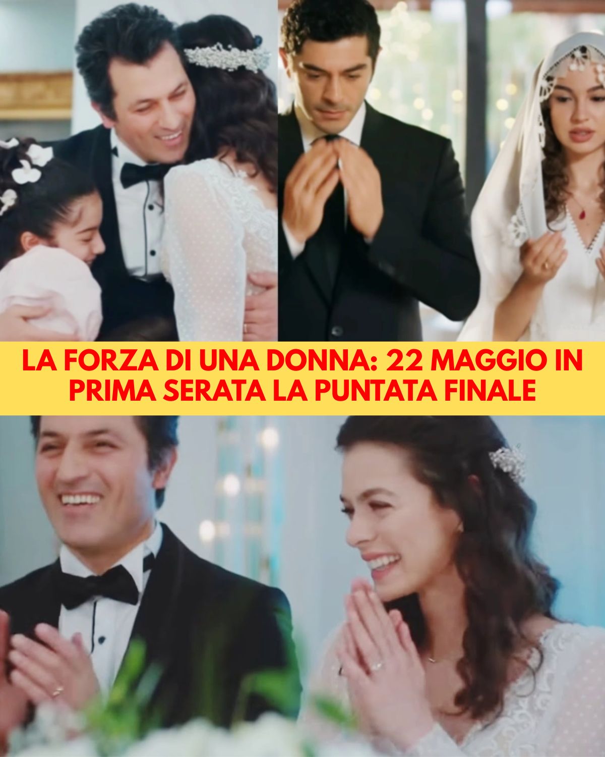 Mediaset cambia tutto per La forza di una donna: finale evento in prima serata il 22 maggio