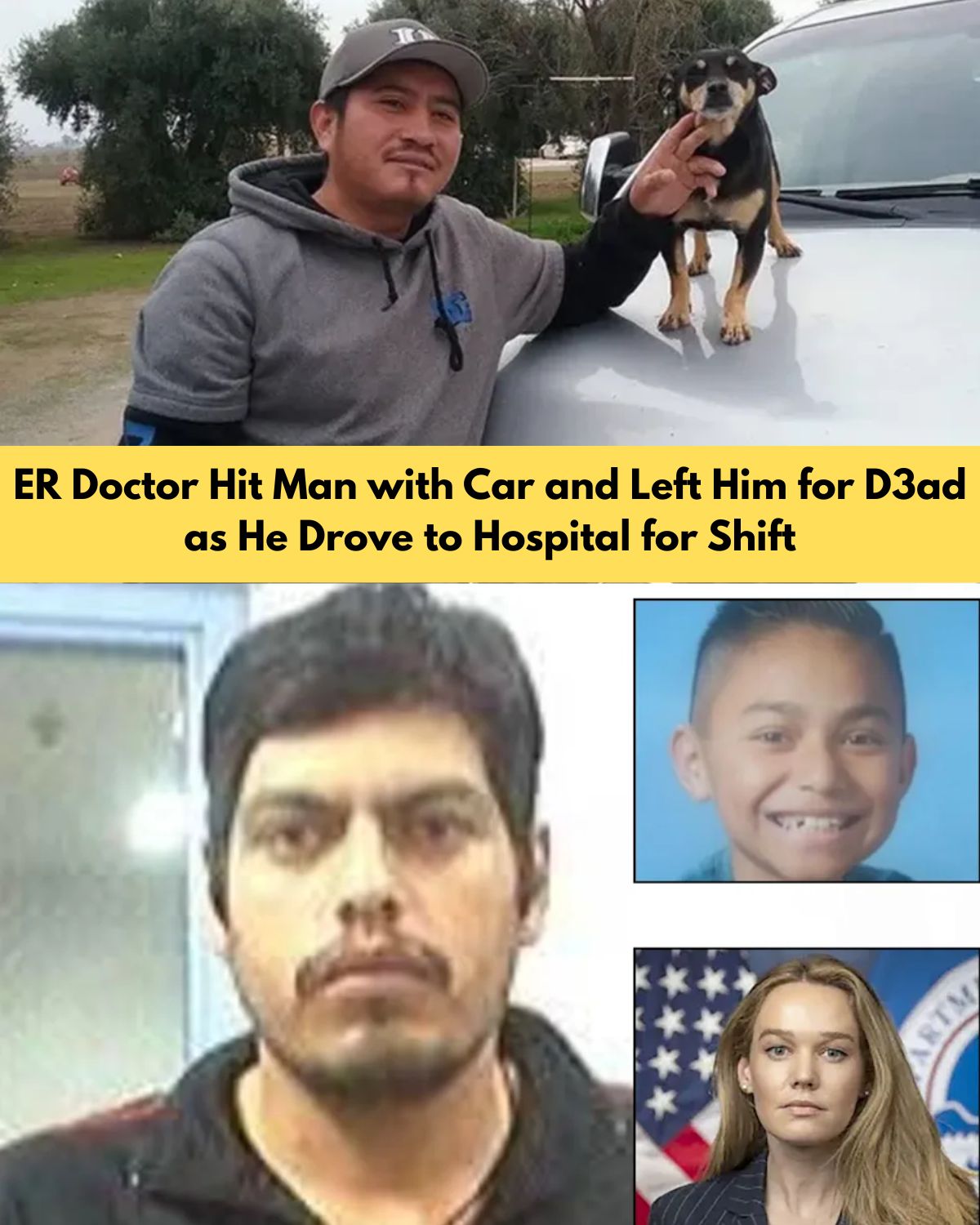 ER Doctor Accused of Running Over Man, Leaving Him to Die Before Driving Away