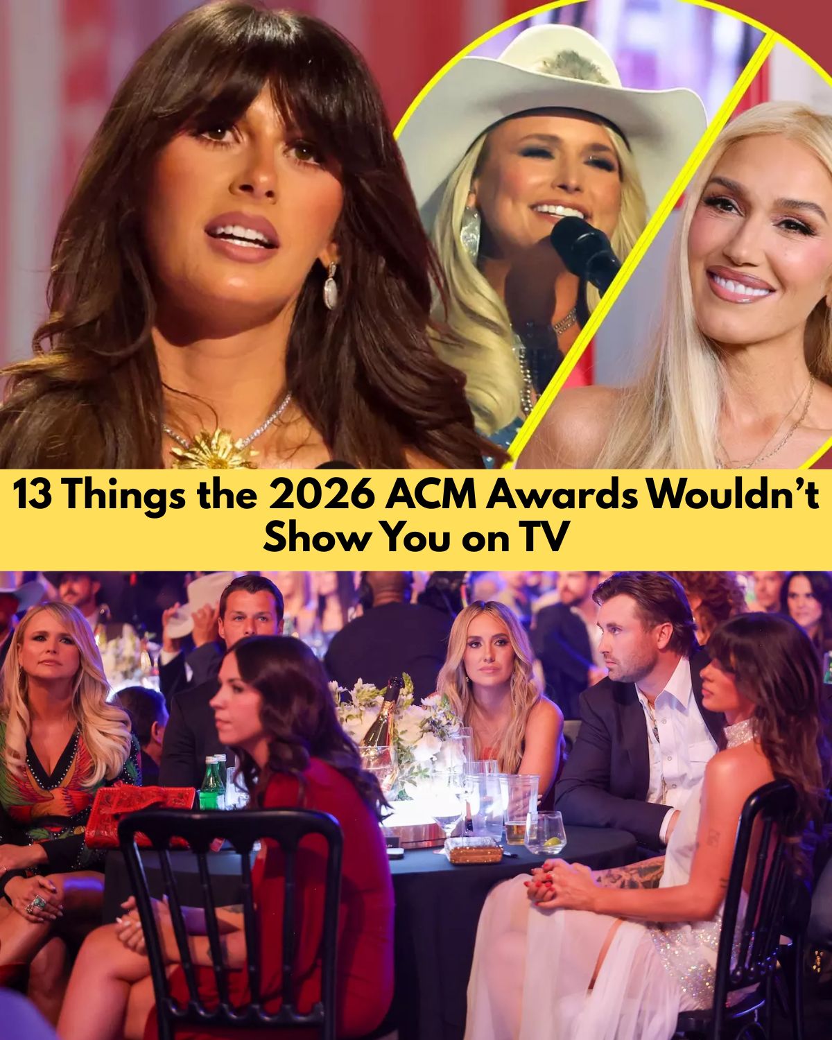 The Wildest Moments From the 2026 ACM Awards Apparently Happened Off Camera