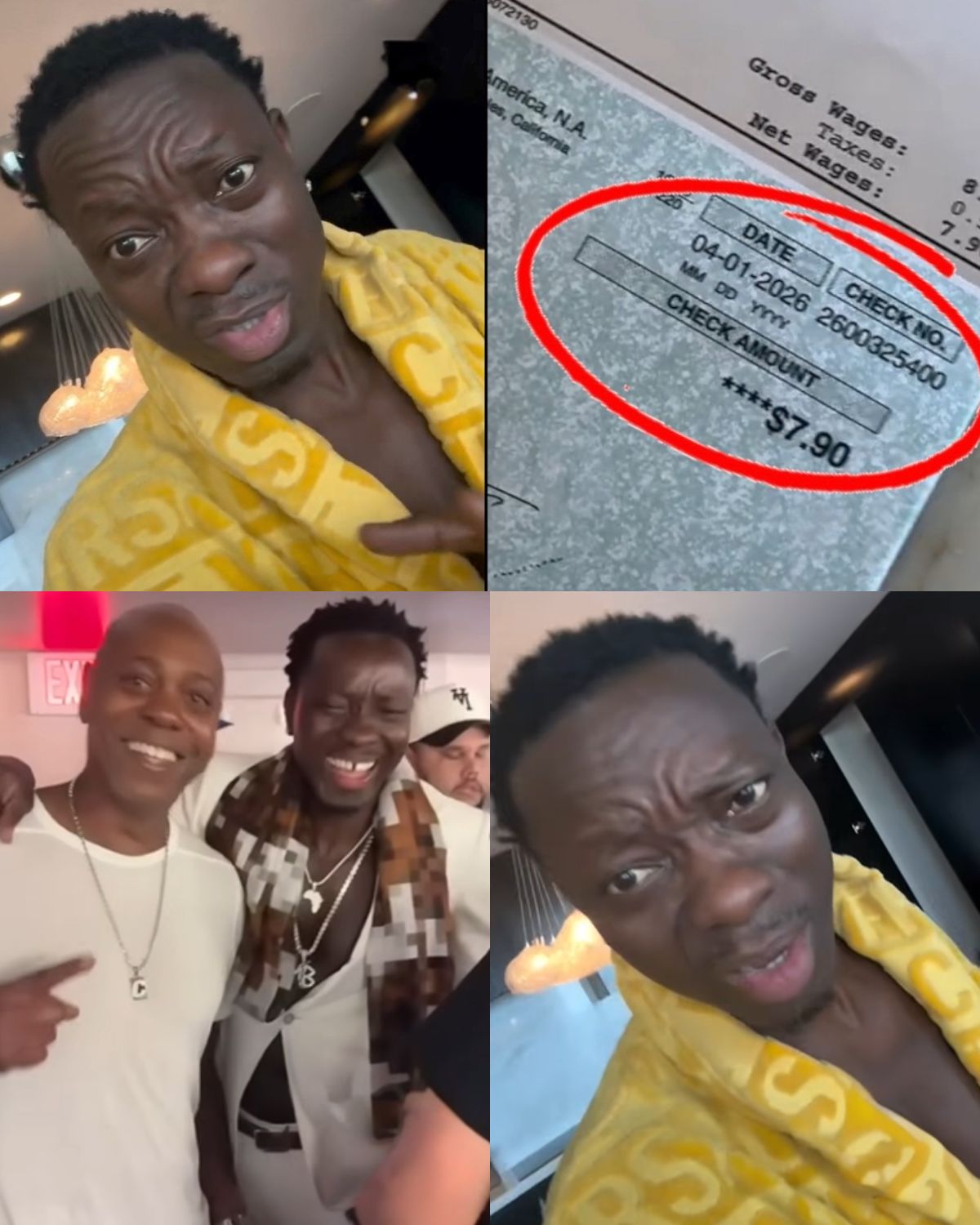 TV Checks So Small?! Michael Blackson Exposes Wild ’N Out Residuals — “It Cost More To Cash Them!”