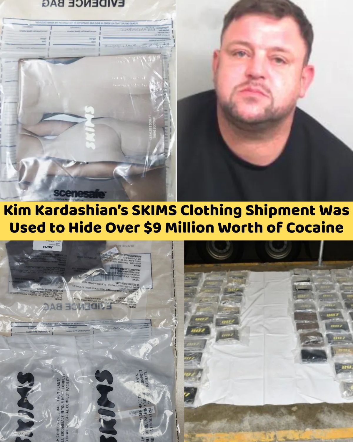 “COCAINE HIDDEN INSIDE SKIMS SHIPMENT?” Truck Driver’s Shocking Excuse Ends in Federal Prison Sentence
