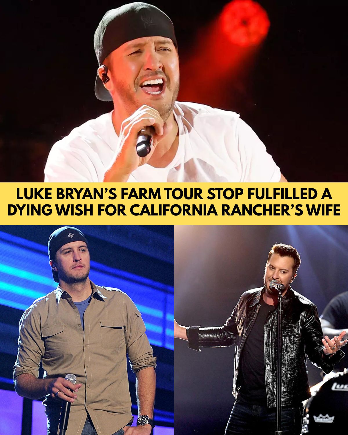 Luke Bryan Had No Idea His Farm Tour Concert Was Fulfilling a Dying Wish — Until After the Show