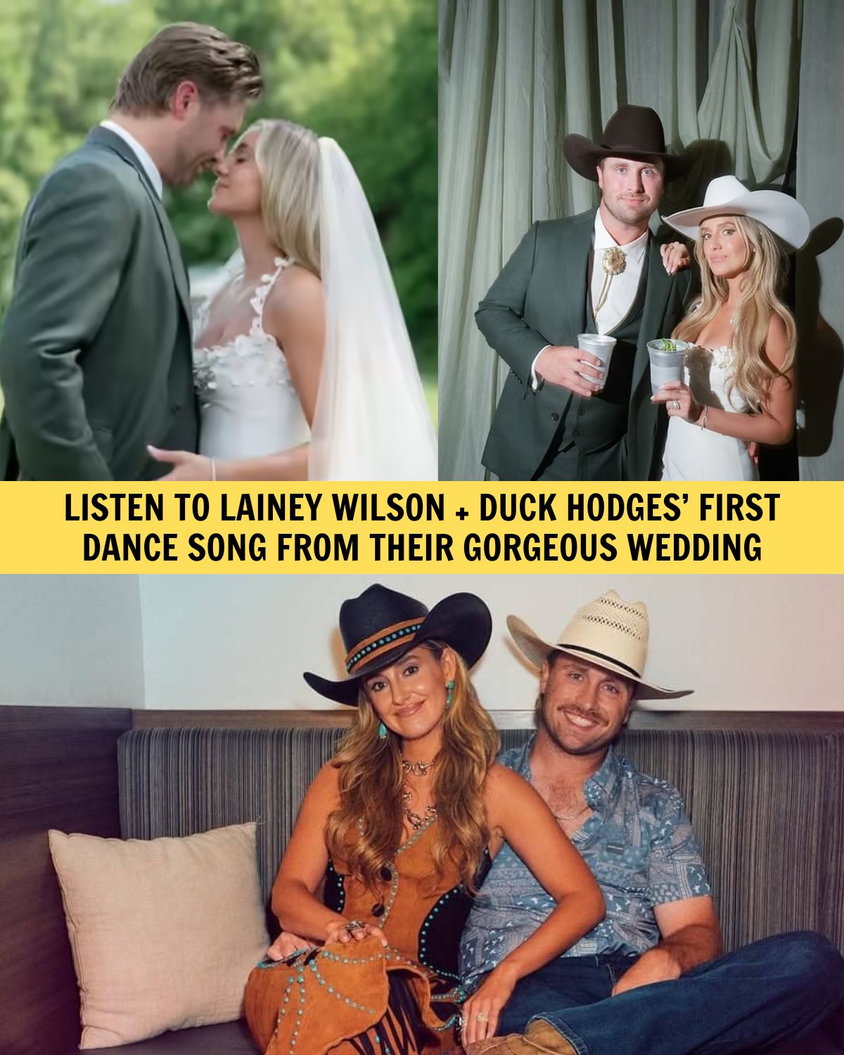 The Internet Can’t Stop Talking About the Wild Details From Lainey Wilson’s Wedding