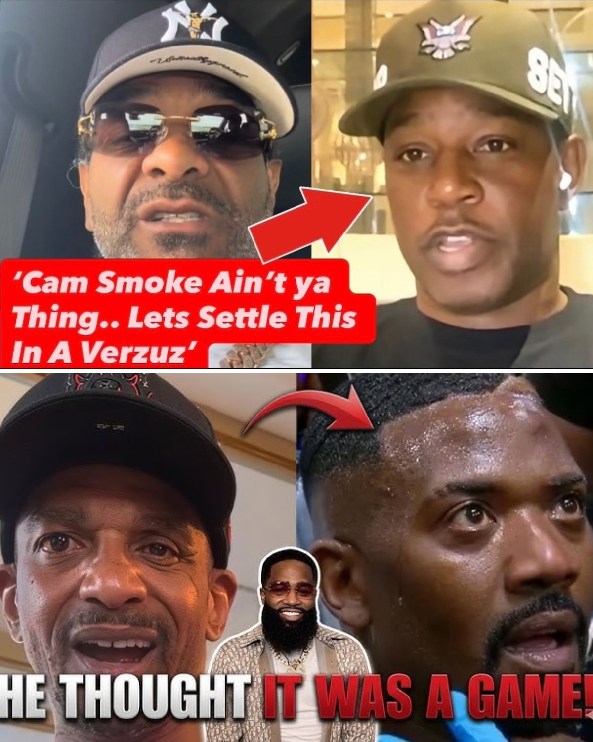 Jim Jones GOES OFF On CAM’RON & CALLS HIM OUT To VERZUZ BATTLE