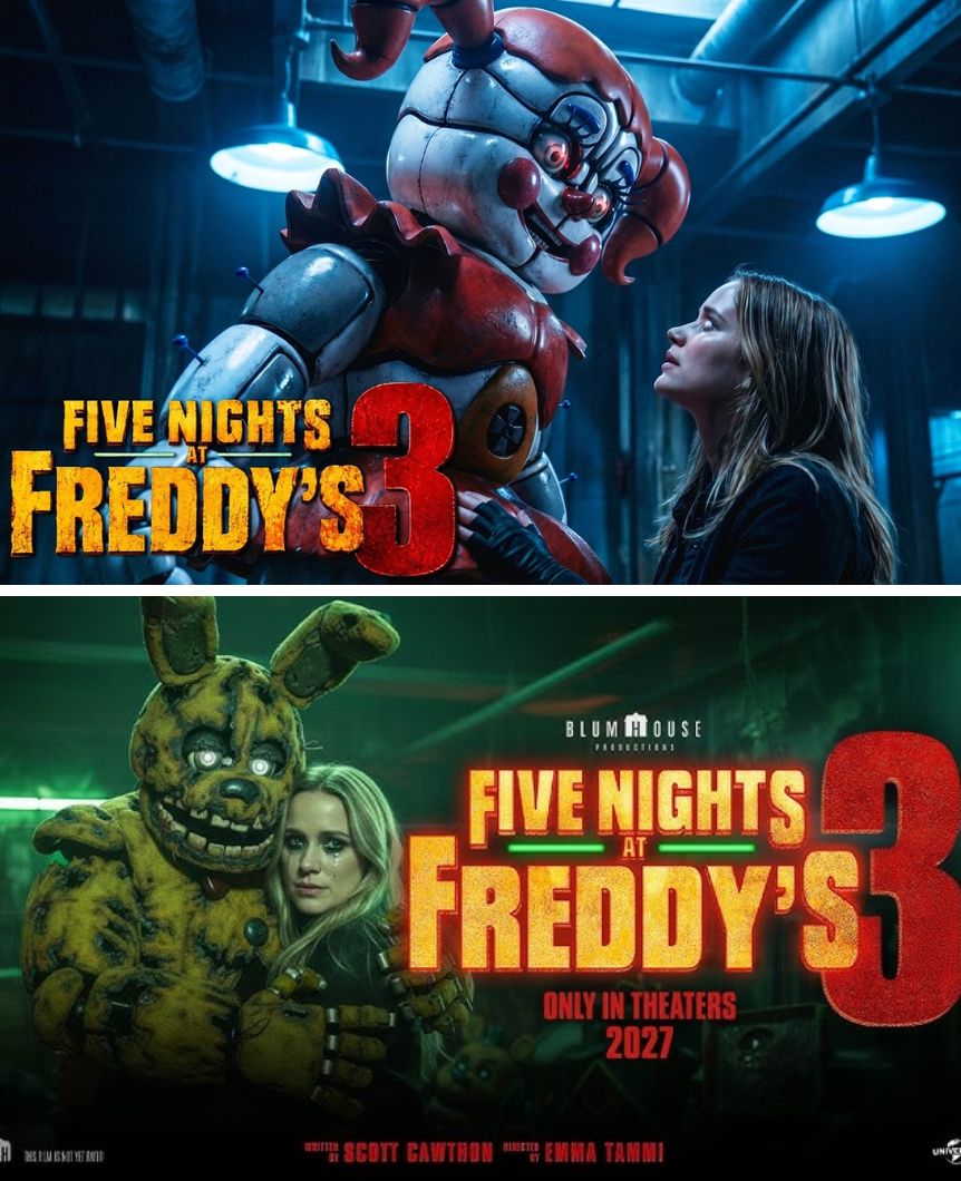 FIVE NIGHTS AT FREDDY’S 3 (2027) Josh Hutcherson & Elizabeth Lail