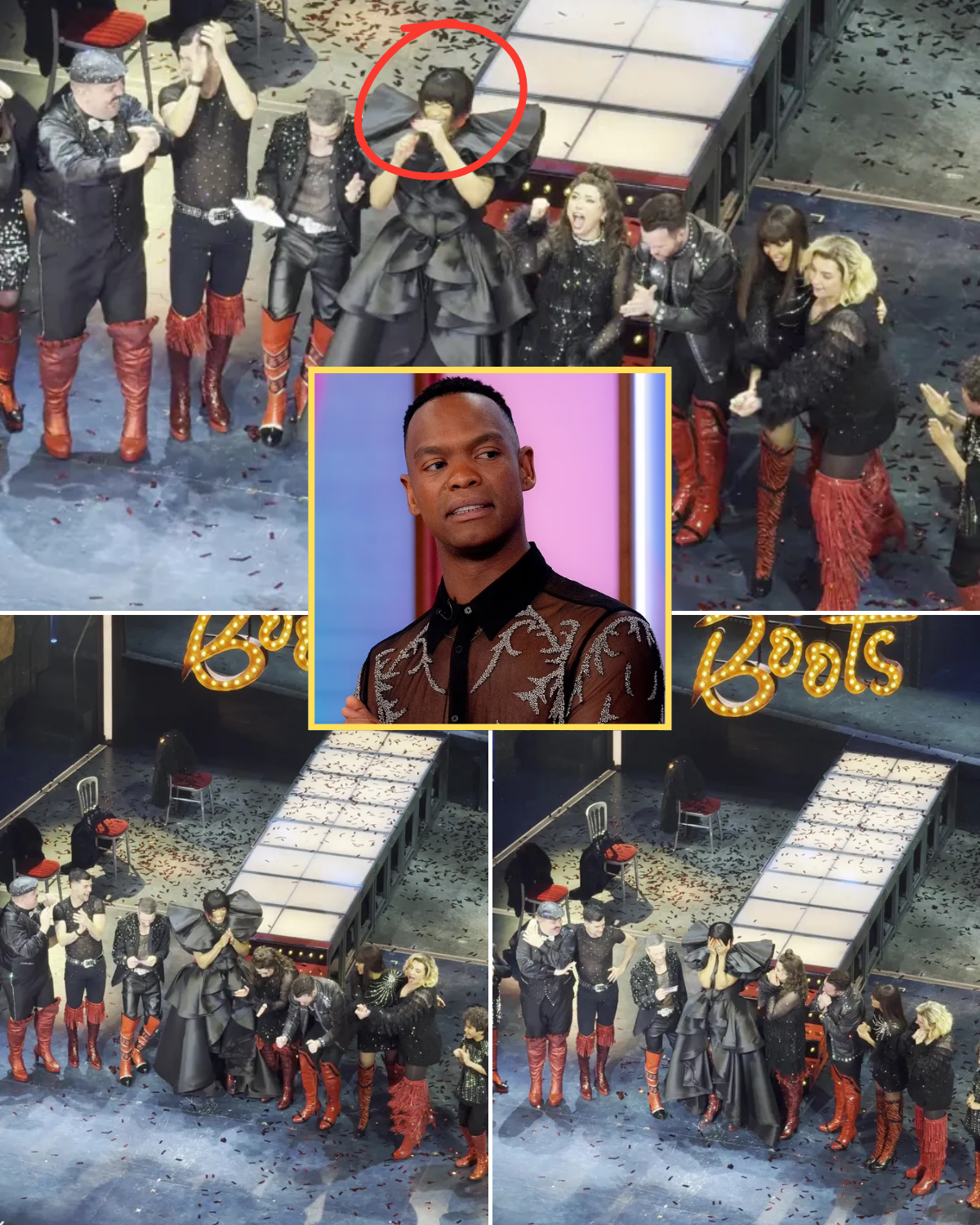 Moment Johannes Radebe breaks down in tears live onstage after landing Strictly Come Dancing job