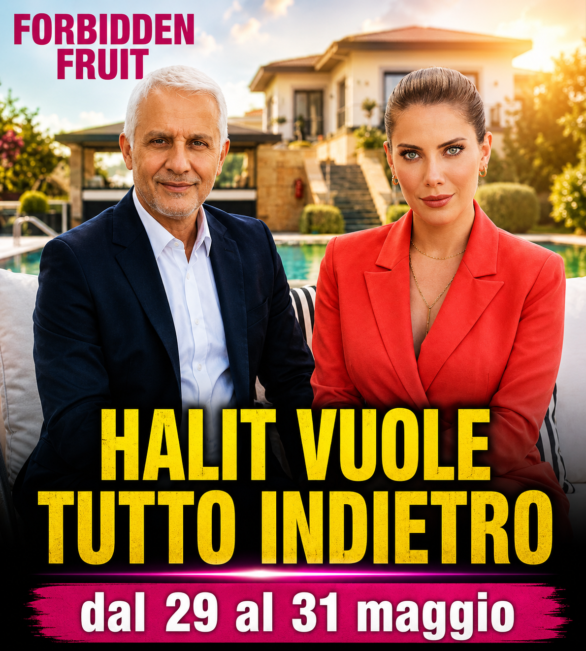 FRUTTO PROIBITO ANTICIPAZIONI: Halit porta Yıldız nella nuova villa e le fa LA proposta.