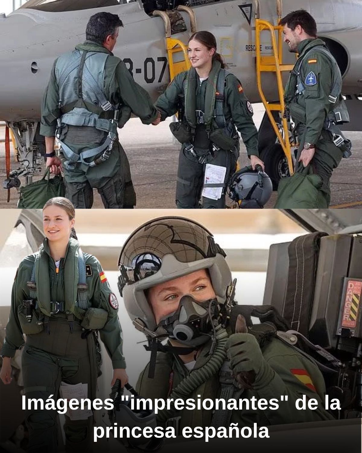 Imágenes “impresionantes” de la princesa española