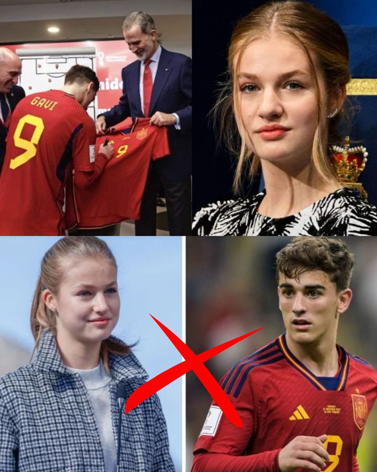 Gavi fue objeto de burlas por parte de sus compañeros de equipo debido a los rumores de que estaba saliendo con la Princesa.