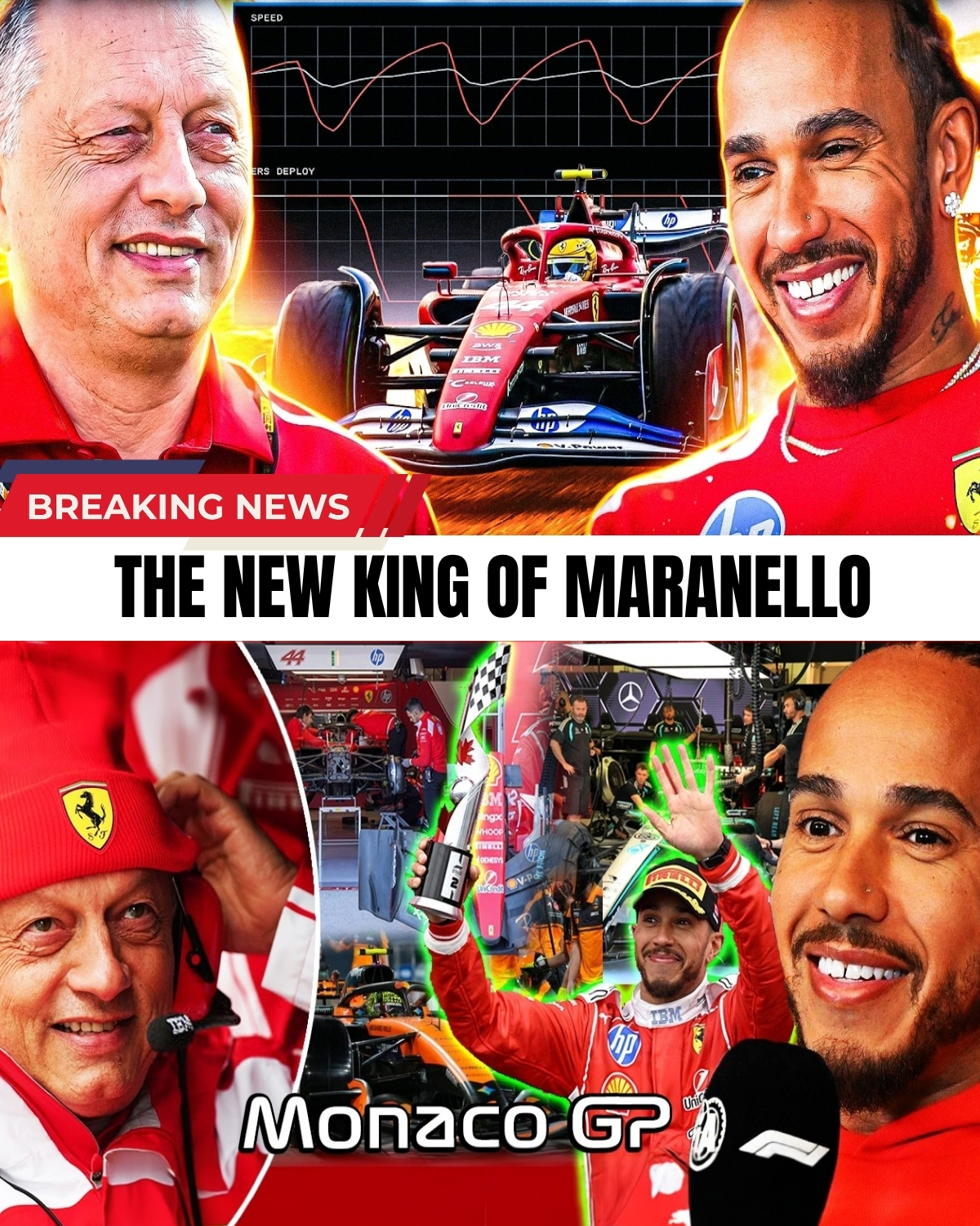 Absolute history made in Monte Carlo! 🇲🇨 The F1 paddock has been pushed into complete shock as Scuderia Ferrari officially pulled the wraps off a jaw-dropping, hyper-radical design specifically engineered to dominate the Monaco Grand Prix!