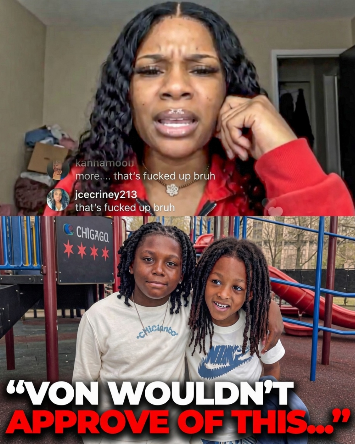 Is the bloodiest rivalry in hip-hop history finally ending? 🕊️💔 A shocking video has just gone completely viral after King Von’s mother (“Mama Von”) publicly reacted to her grandson forging an unexpected, deep bond with the son of his late rival, FBG Duck!