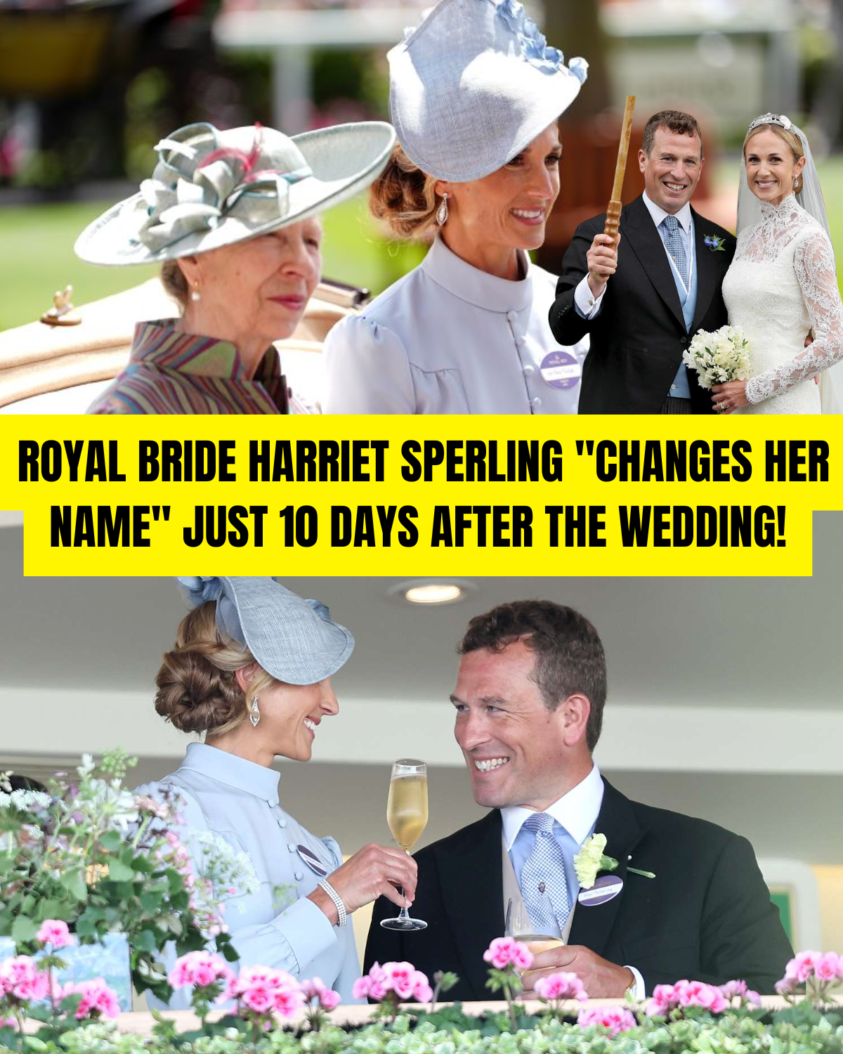 Royal Bride Harriet Sperling "Changes Her Name" Just 10 Days After the Wedding!