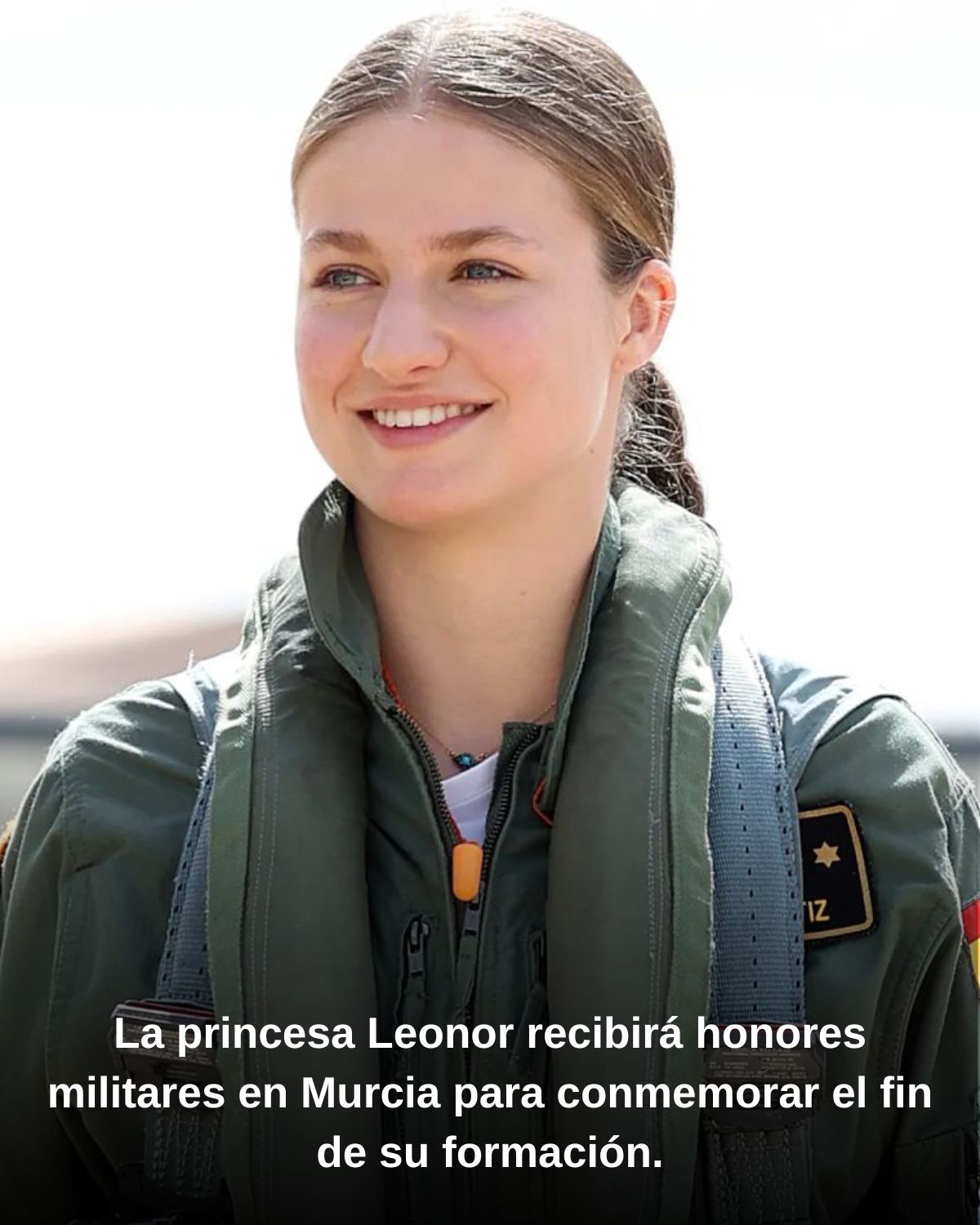 La princesa Leonor recibirá honores militares en Murcia para conmemorar el fin de su formación.