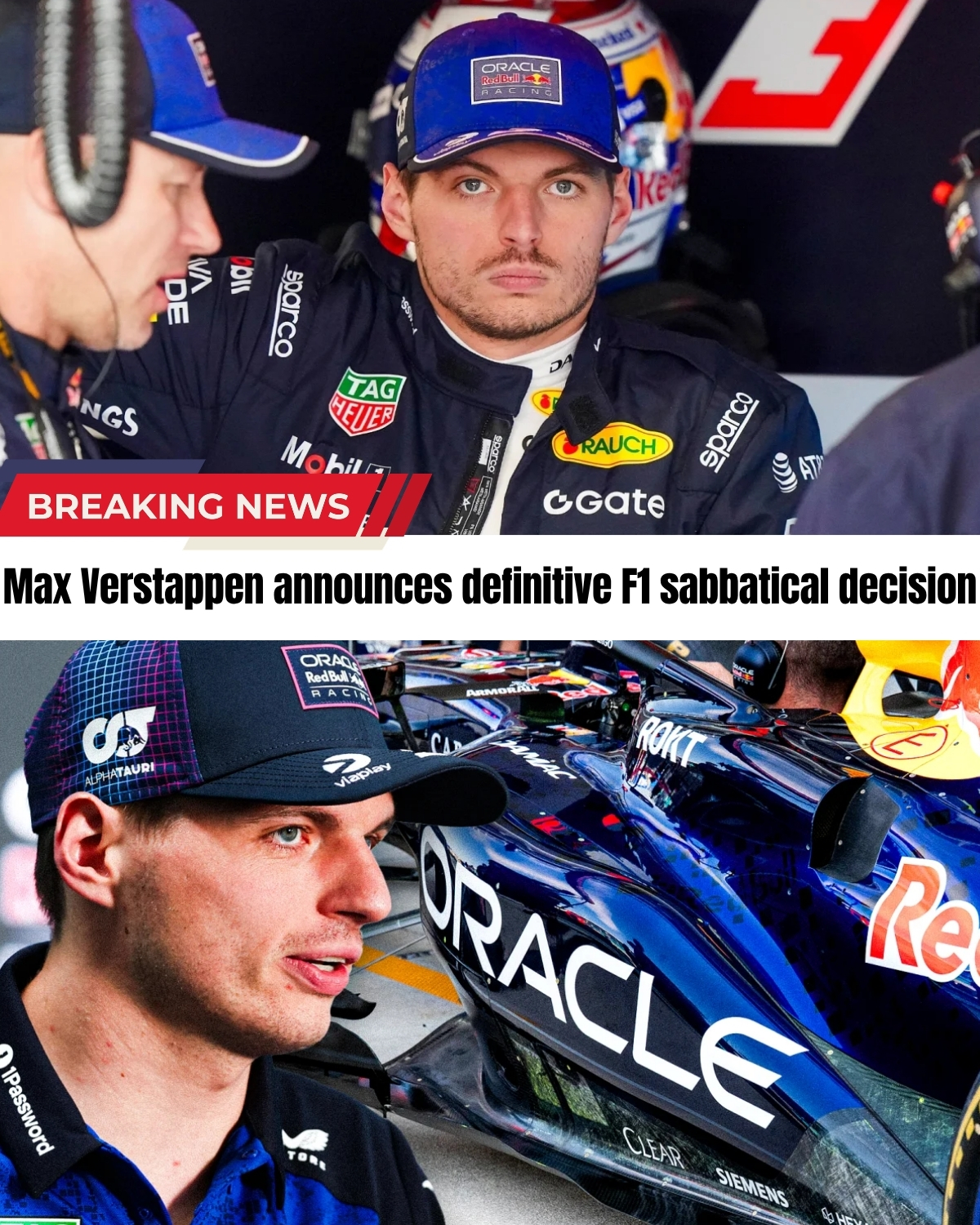 Absolute madness in the Formula 1 paddock! 🛑 Raging against the current state of the sport, 4-time World Champion Max Verstappen has just broken his silence on his future, completely destroying any hopes of a temporary sabbatical with a brutal “all-or-nothing” ultimatum…