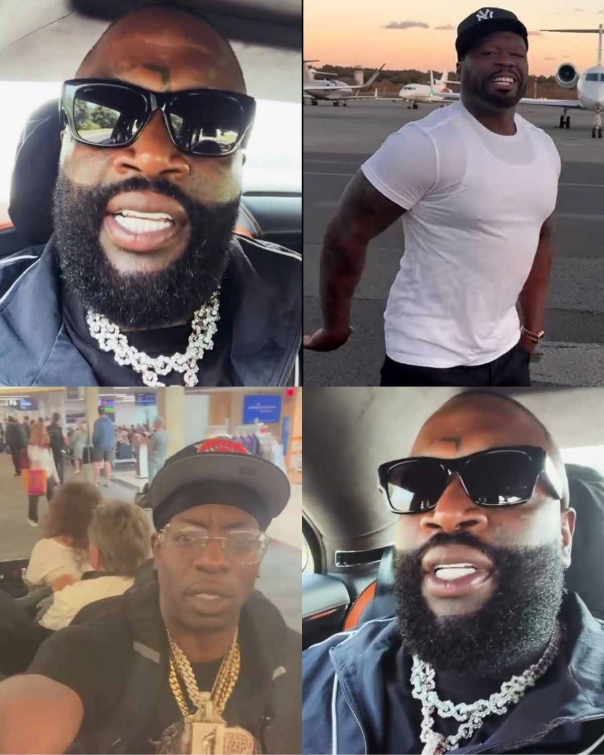 Rick Ross Sets the Record Straight on Flying Commercial and Shuts Down 50 Cent &amp; Uncle Murda Rumors!